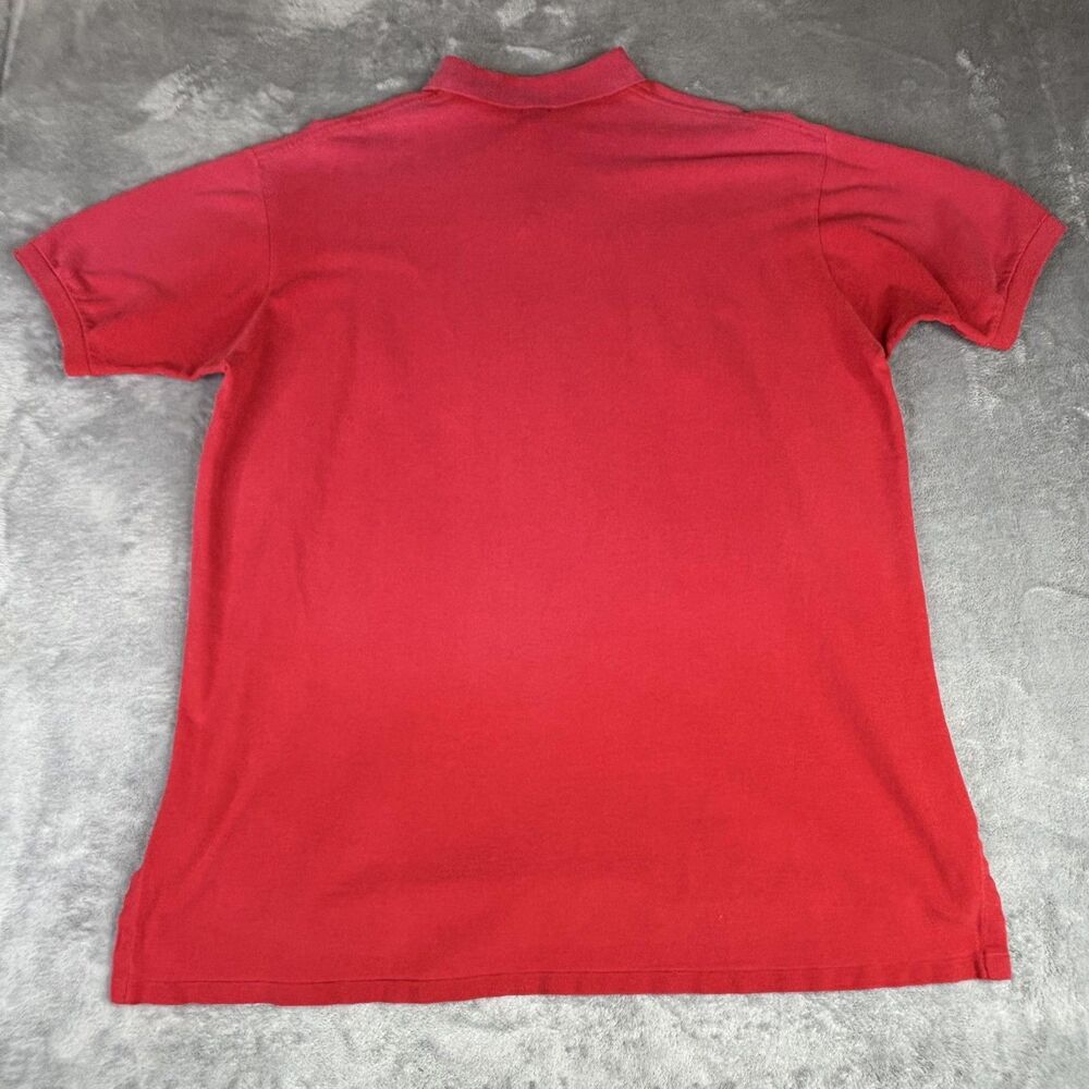 Vintage Polo Ralph Lauren Polo Shirt Mens‎ XL Red Pique Cotton Pony Logo USA - Picture 7 of 8